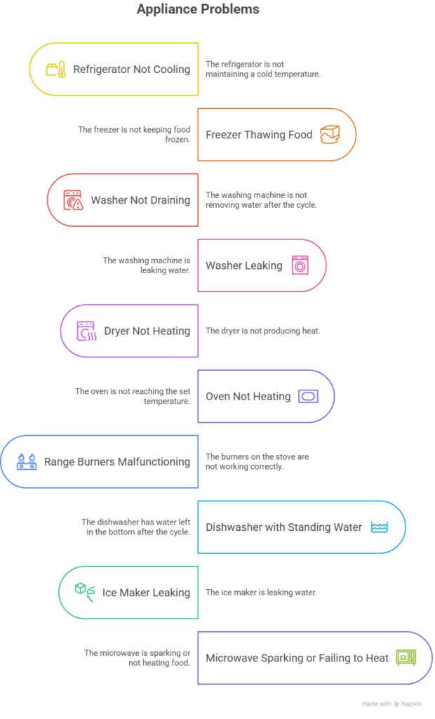 Common-Appliance-Issues infografic