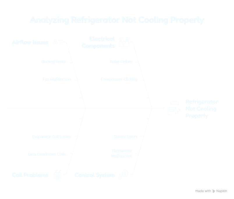 Refrigerator not cooling repair service in Abilene Texas